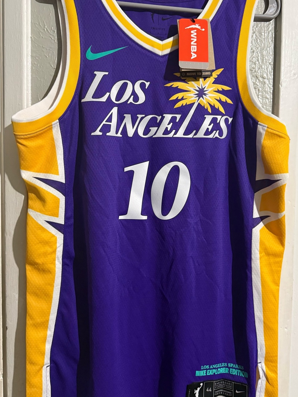 Nike Purple Los Angeles Sparks Explorer Edition Jersey